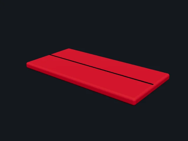Мат 2 × 1 м, 10 см